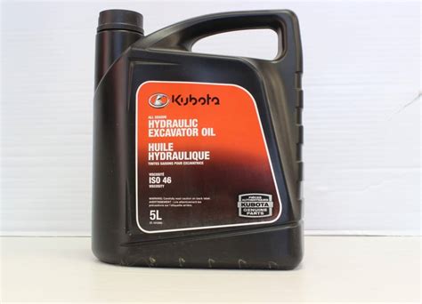 mini digger hydraulic oil|kubota mini excavator hydraulic fluid.